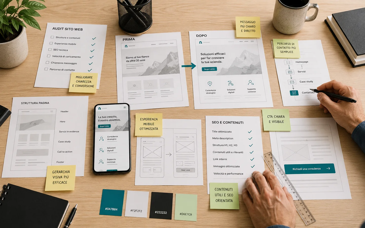Illustrazione: Restyling sito web: quando farlo e cosa cambia davvero