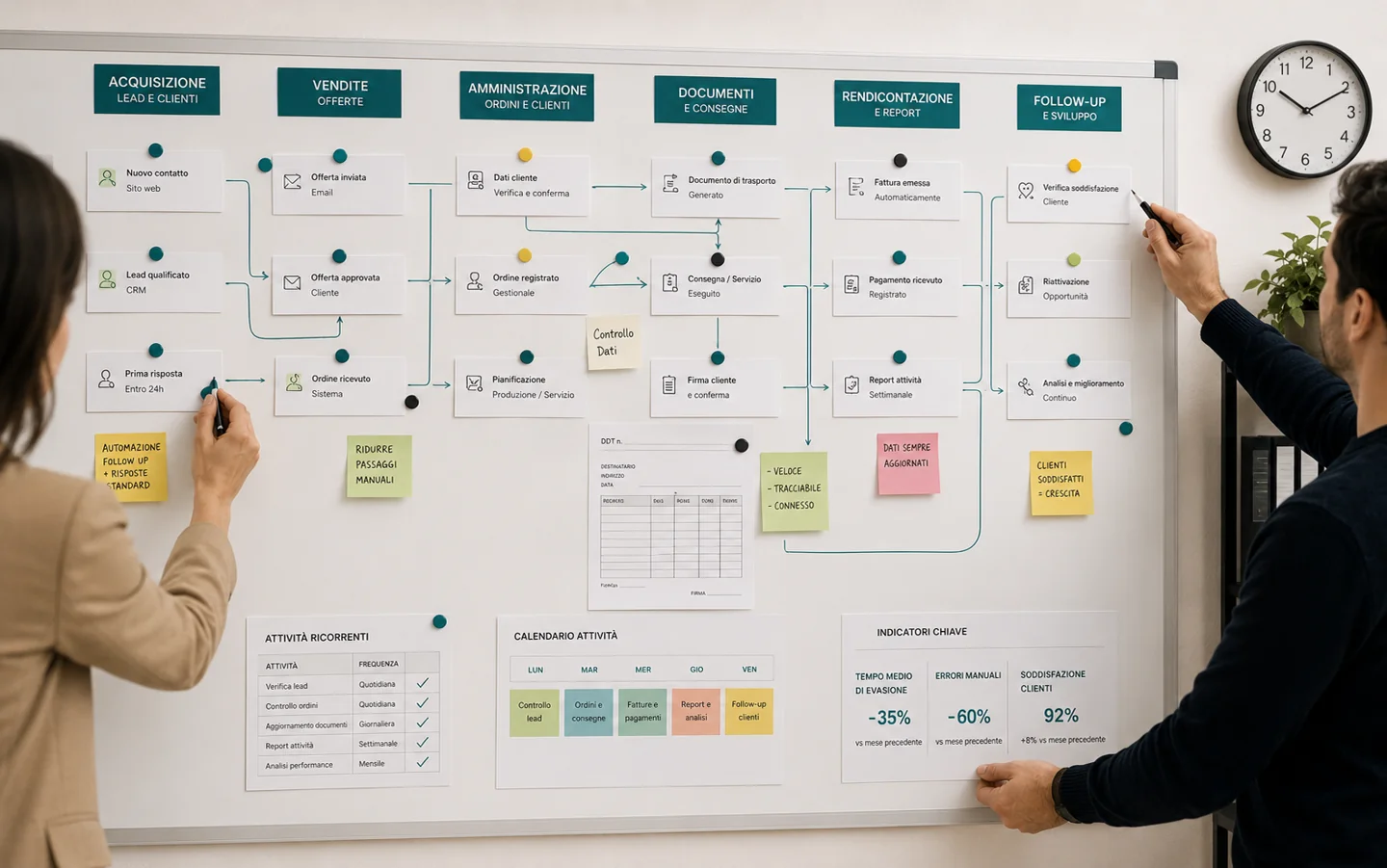 Illustrazione: Workflow automatici per PMI: esempi pratici e strumenti