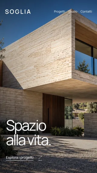 Concept SOGLIA su mobile
